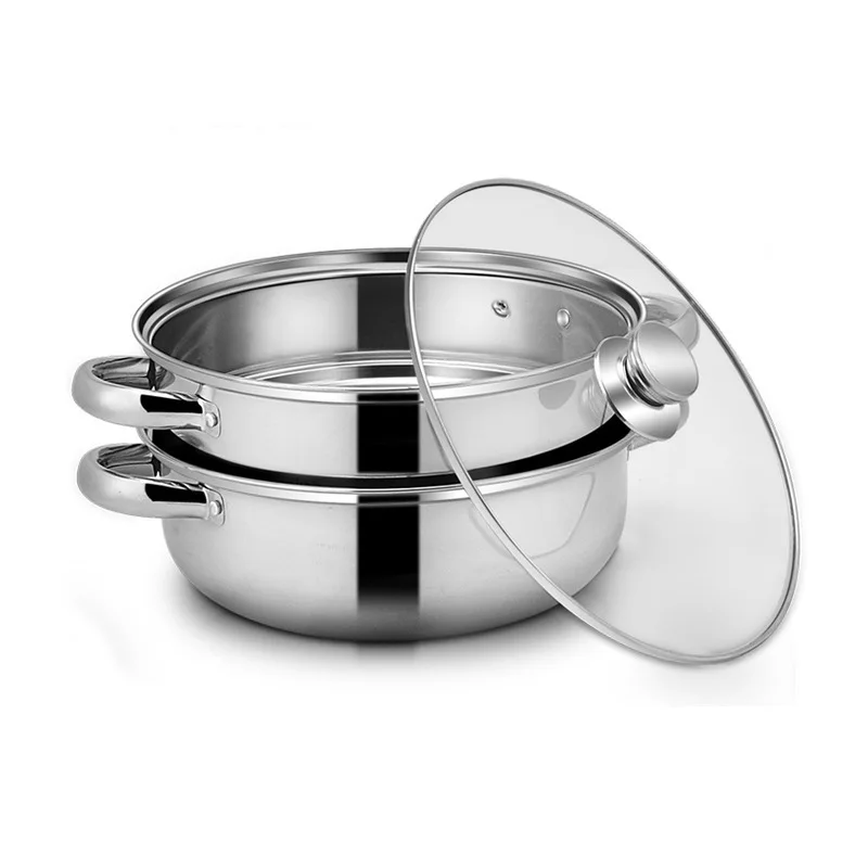 Stainless Stew Pot Set Soup Boiled Egg Stand Dim Sum steamer
