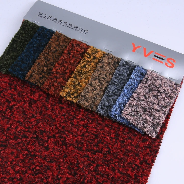 Make to order two-tone 100% polyester fleece teddy clothes fabric china