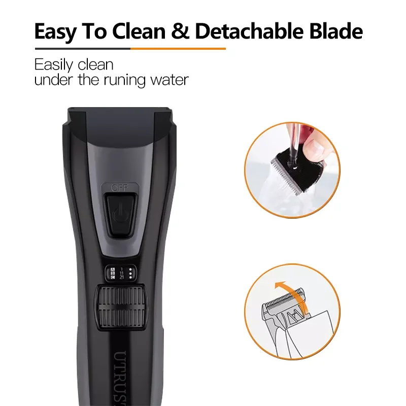 New Product Electric Precise Adjustment Length Painless Bread and Hair Trimmer  for Men