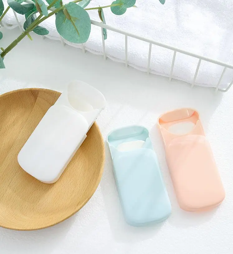 Portable Mini Outdoor Travel Washing Hand Bath Clean Slice Sheets Disposable Soap Sheet Paper
