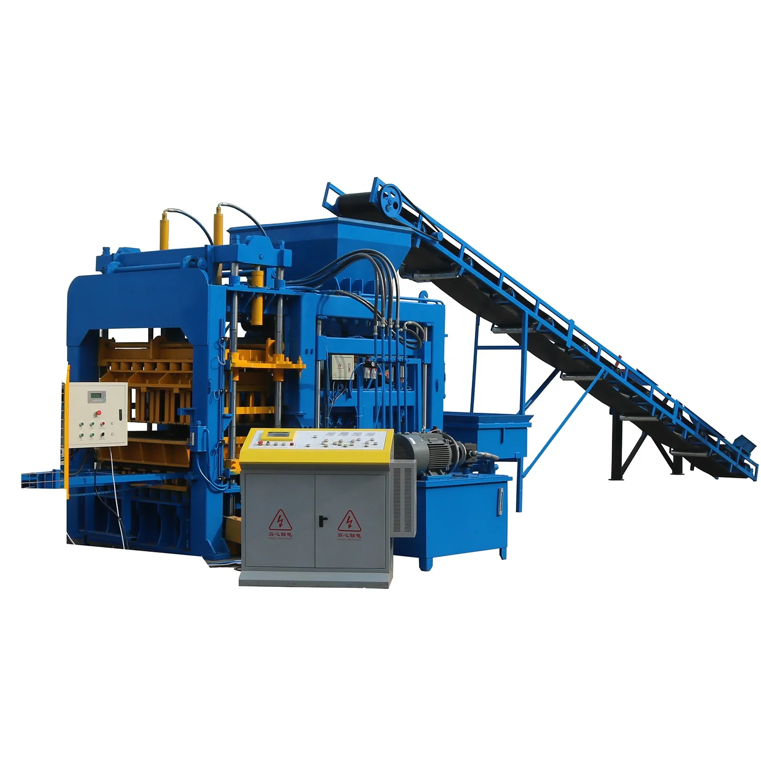 Hot sale automatic operation QT 5-15 china brick making machine cement block making machine