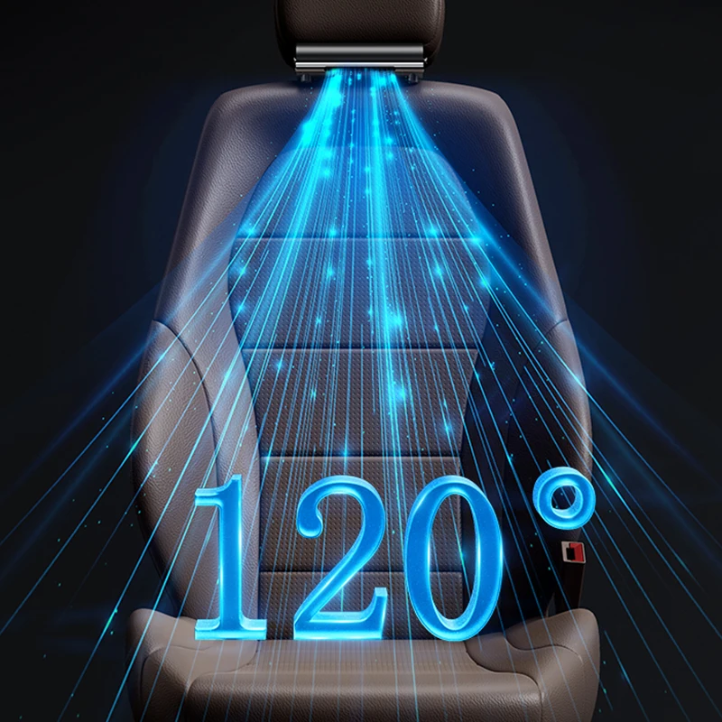 Mini Portable 3 speeds flexible cooling car fans