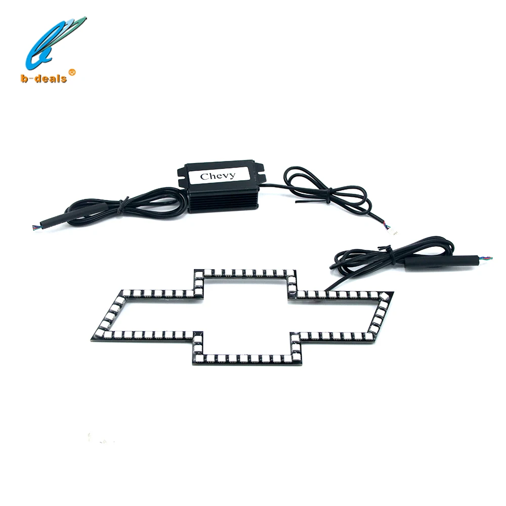 RGB Logo Halo for Chevy symbol rgb halo with APP controller LED Emblem for Chevy Bowtie