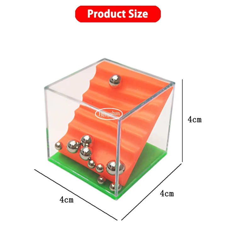 
Intelligent 24pcs designs plastic 3d magic maze cube puzzle with steel ball 