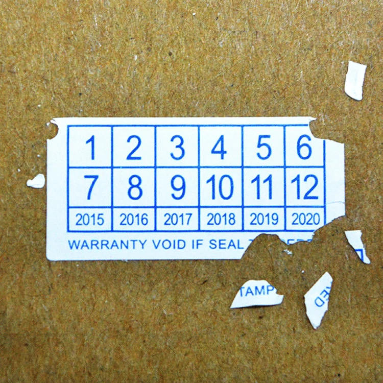 Quality Assured 100% Tested Wholesale vinyl eggshell sticker Material White Printable Fragile Label