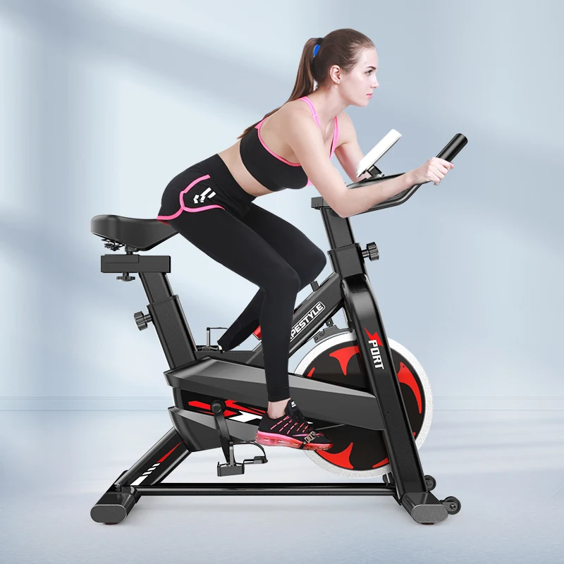 Yunpao professional electric folding 6KG flywheel weight gym bicycle home spinning bike fitness exercise machine