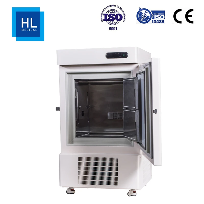 80 upright cryogenic medical freezers -86 C Ultra Low Temperature Freezer vaccine storage cryogenic medical freezer