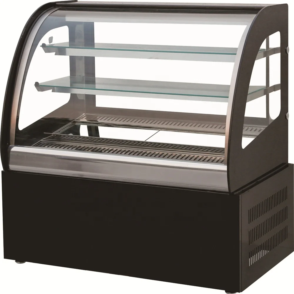 Ximaid LDH-F15B хлебобулочных изделий из гнутого стекла охлажденный напиток демонстрационная Холодильная витрина для тортов с Задней Загрузкой со стеклянной дверью