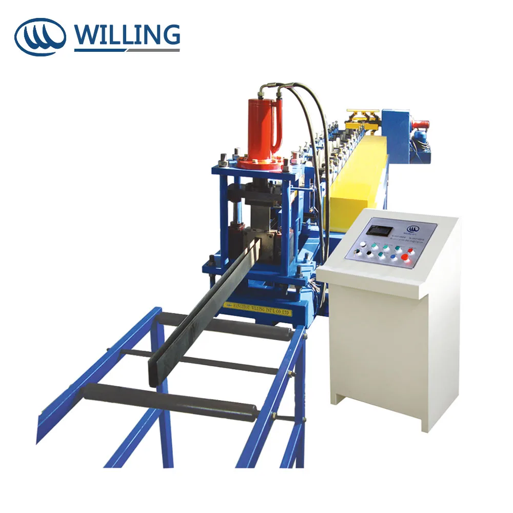 
steel purlin shutter sheet roll forming machine price c z pulin machine 