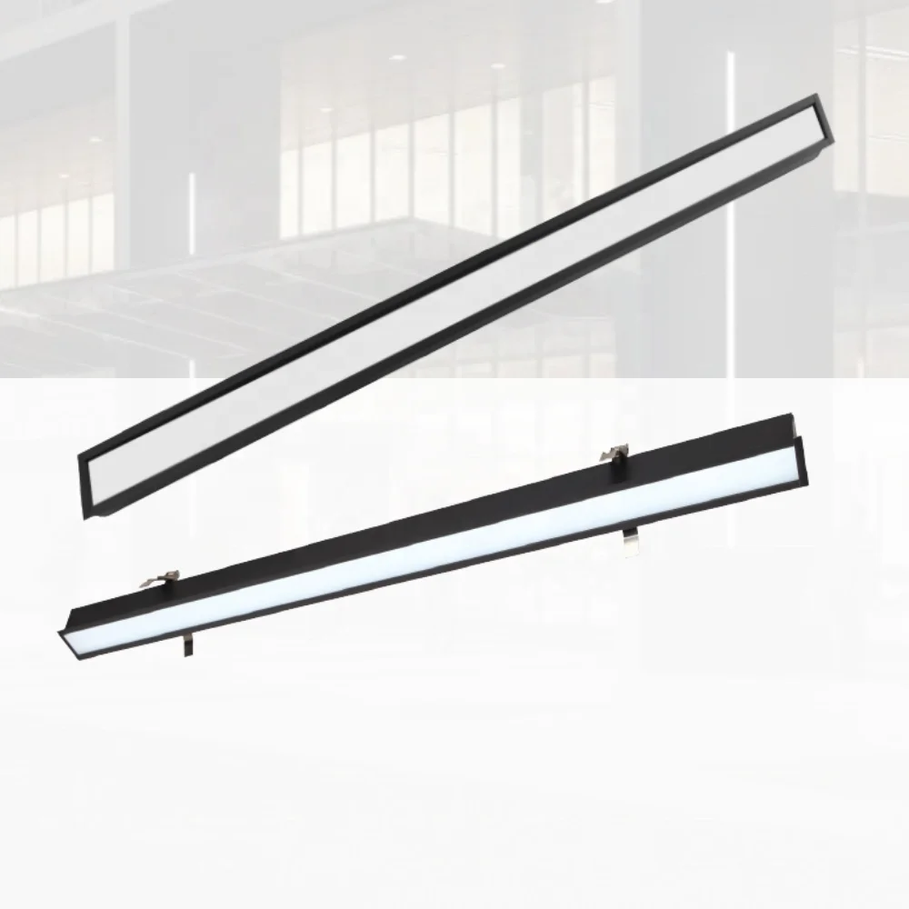 2ft 15w industrial system triproof  IP44 downlight recessed ceiling led linear light