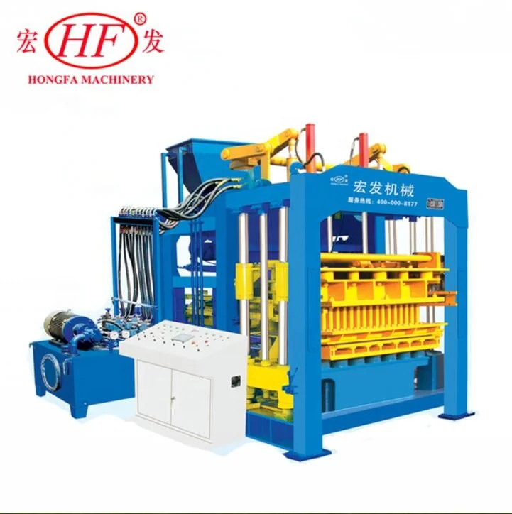 Qt10-15 Fully Automatic Insulation Concrete Block Production Line Cure System Featuring PLC Motor Core Automatic Finger Cart