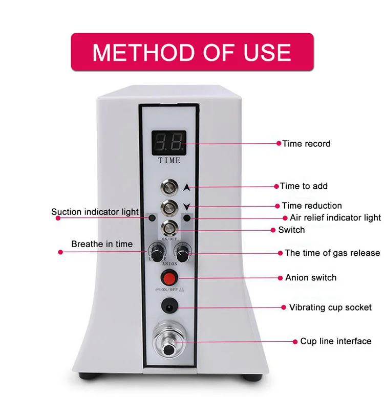 2024 Best Price Vacuum Breast and Buttocks Enlargement Machine Lifting Vacuum Cupping Butt Lifting Machine