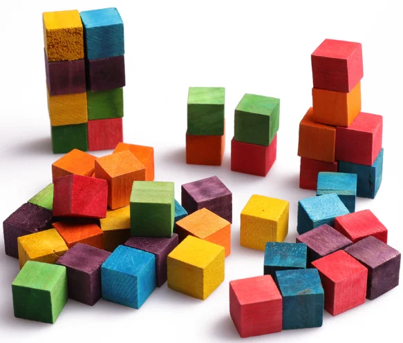 Лидер продаж, Обучающие кубики и Детские деревянные игрушки, развивающие игрушки, натуральные кубики из березы, цвета «сделай сам» для детей
