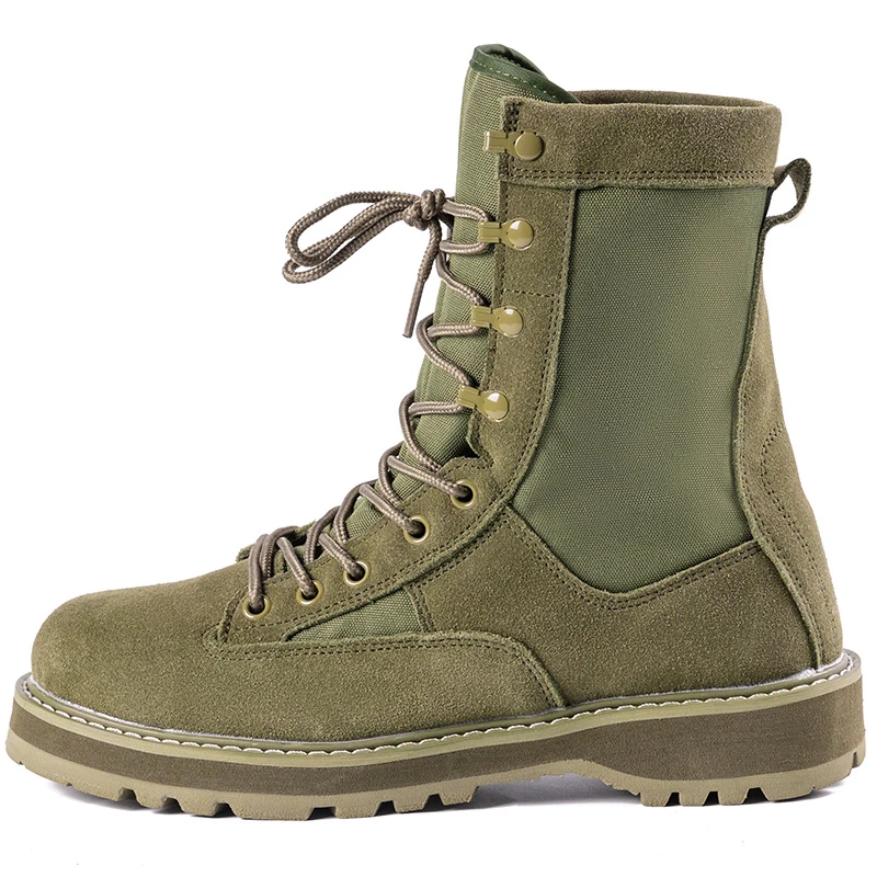 Custom Wholesale Leather Outdoor Protective Ankle Walking Hunting Men Camouflage Tactical Boot