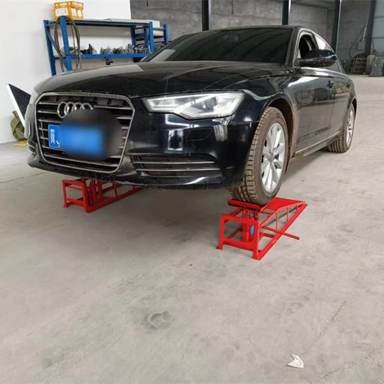 Прямая Продажа с завода портативные гидравлические пандусы автомобильный Автомобильный ремонтный пандус