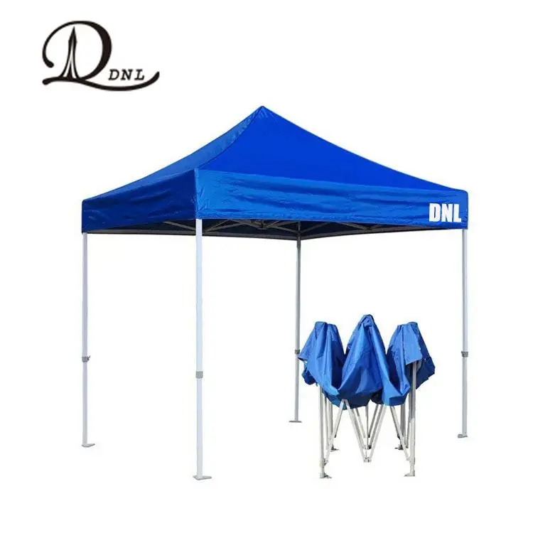 Cheap Portable 3x3 Folding Pop Up Gazebo With Side Walls Printed Canopy Tents For Trade Shows Steel Outdoor Waterproof/