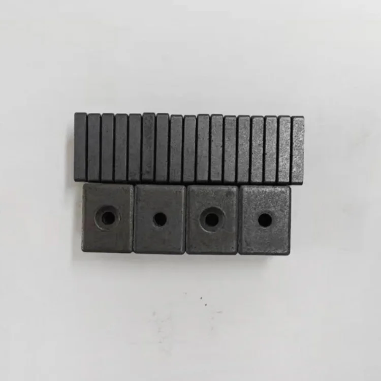 Super strong magnetic wholesale price ferrite magnet block with hole