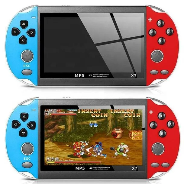 Portable Retro X7 Plus Game Console Handheld 5.1 Inch Screen 128 bit Video Games Consoles Game Player Real 8GB Camera Video