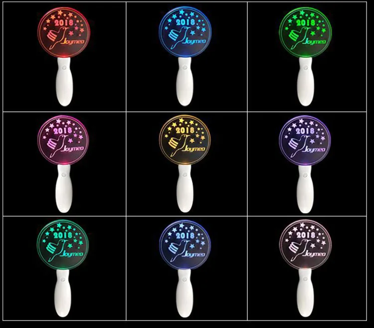 Cheering LED Glow Stick Festival Party Flashing Light Stick Product Name and PP Plastic Type Plastic Hand Clapper for Cheering