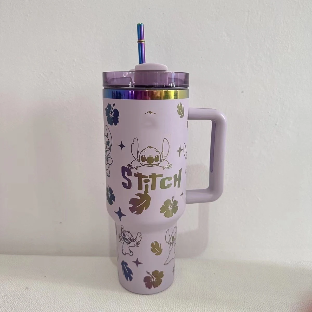 Hello Kitty 1200 мл 40 унций кофейная чашка из нержавеющей стали с двойной стенкой Вакуумная наружная кружка стакан ручкой
