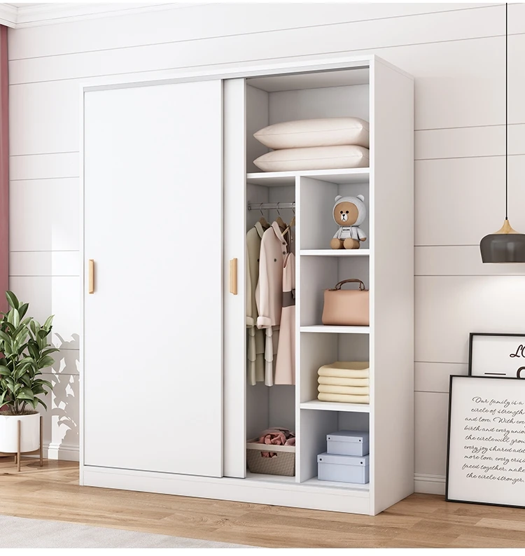 2021 wholesale cheap factory high quality customized modern bedroom wooden furniture closet cabinet armoire and wardrobes