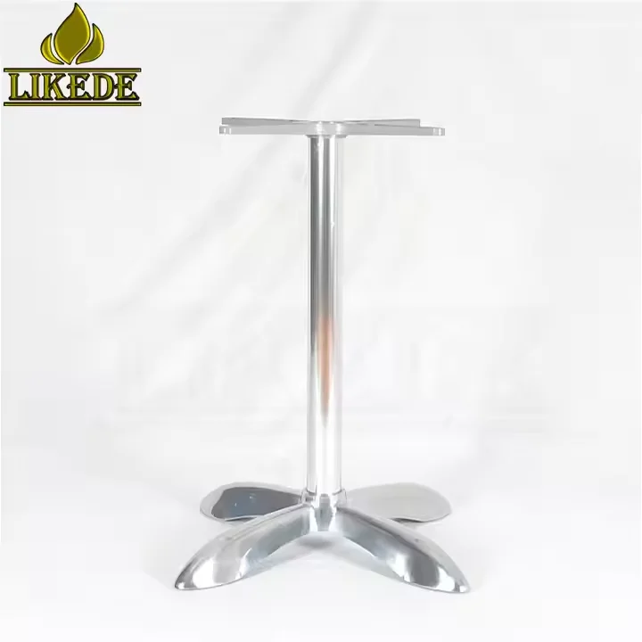 Aluminum Picnic Folding Table Frame with Cheap Metal Pedestal Table Legs Furniture Furniture Legs