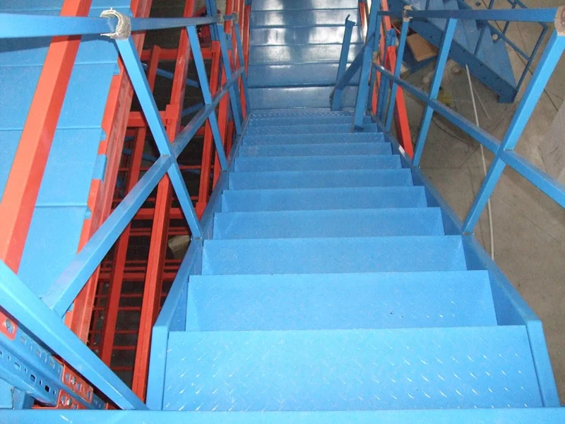 2-3 levels heavy duty mezzanine racking, steel mezzanine floor warehouse shelf platform