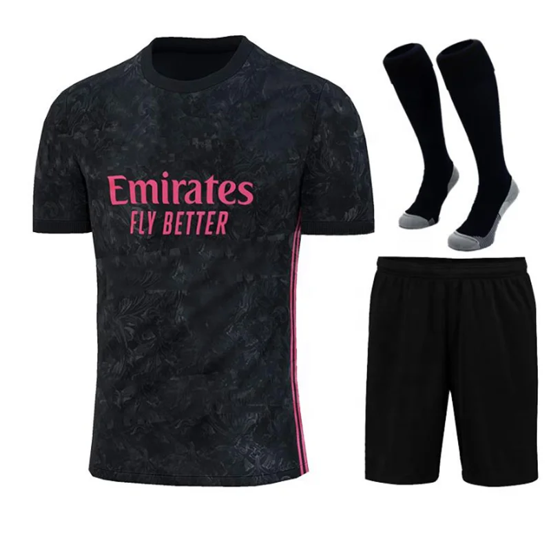 Latest Football Uniform Wholesale Soccer Jersey Man Shirt Adults Kids Club Sets