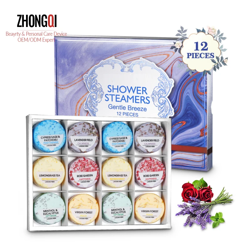 Оптовая продажа расслабляющий аппарат для снятия стресса лаванда роза органическое масло паровальный набор ароматерапии душевой пар