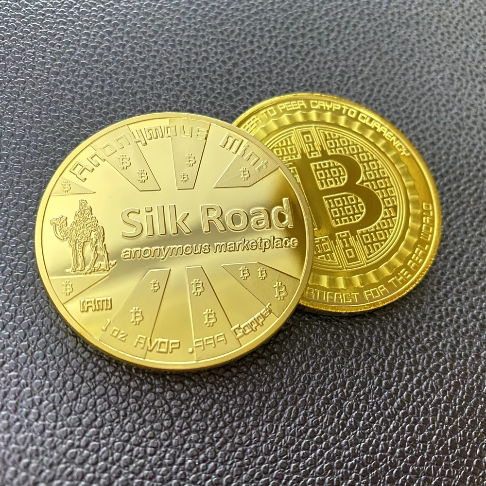  Высокое качество оптовая продажа с завода сувенирная монета BTC для биткоина криптовалюты акриловой