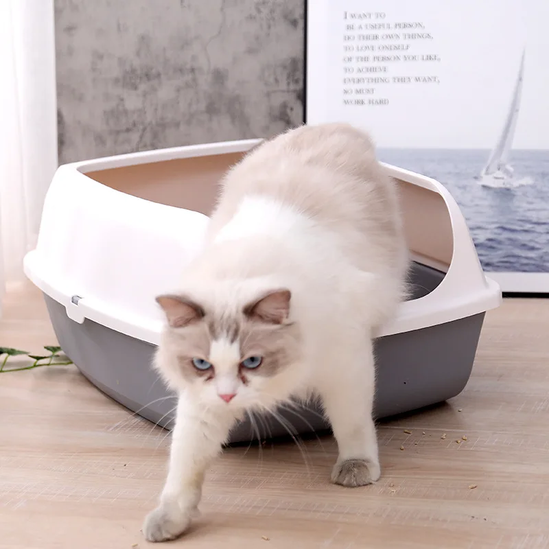  Удобный дизайн Аксессуары для кошек портативный самоочищающийся кошачий Туалет экологически чистый пластиковый