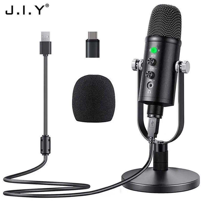 BM-86 Network Monitor Recording Microphone Usb Interface Live Sound Card With All Metal Condenser Microphone For Live Stream