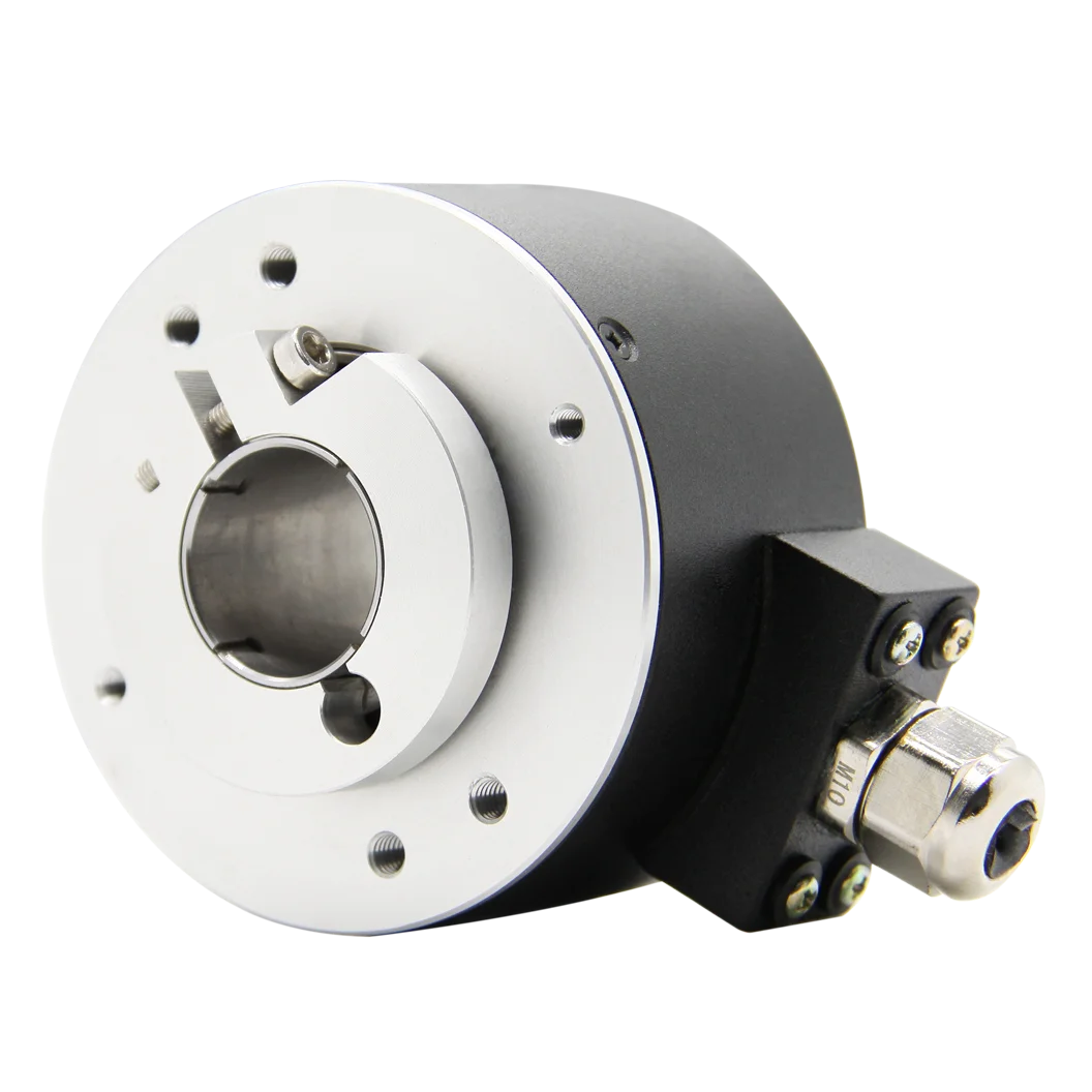 High resolution and high protection grade incremental grating rotary encoder for elevator