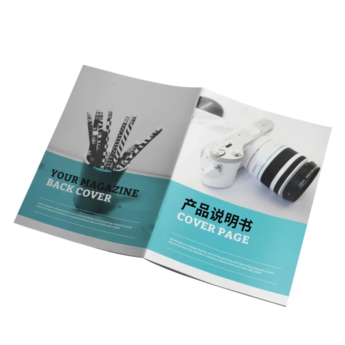 Hot sale cheap colorful cosmetic brochure company catalog design and printing service