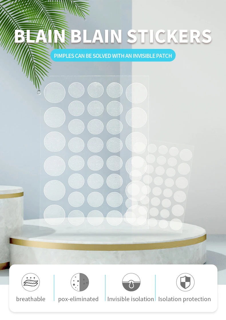 2 Sheets/pack Ready To Ship Hydrocolloid Acne Patch Spot Wholesale Pimple Patches Korea Patch