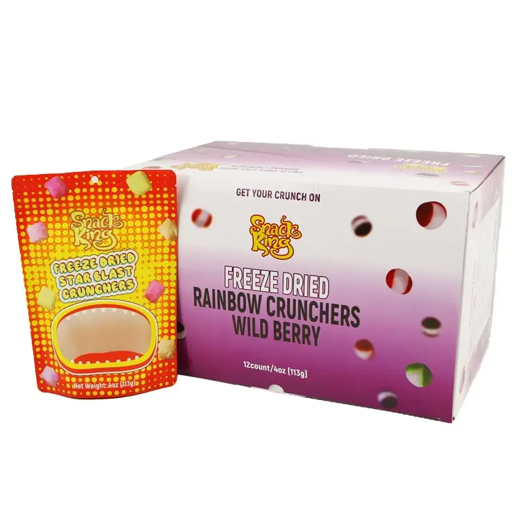 Custom Printed inside printing spot uv holographic cardboard paper box for 3.5g packaging cereal mylar bags with box