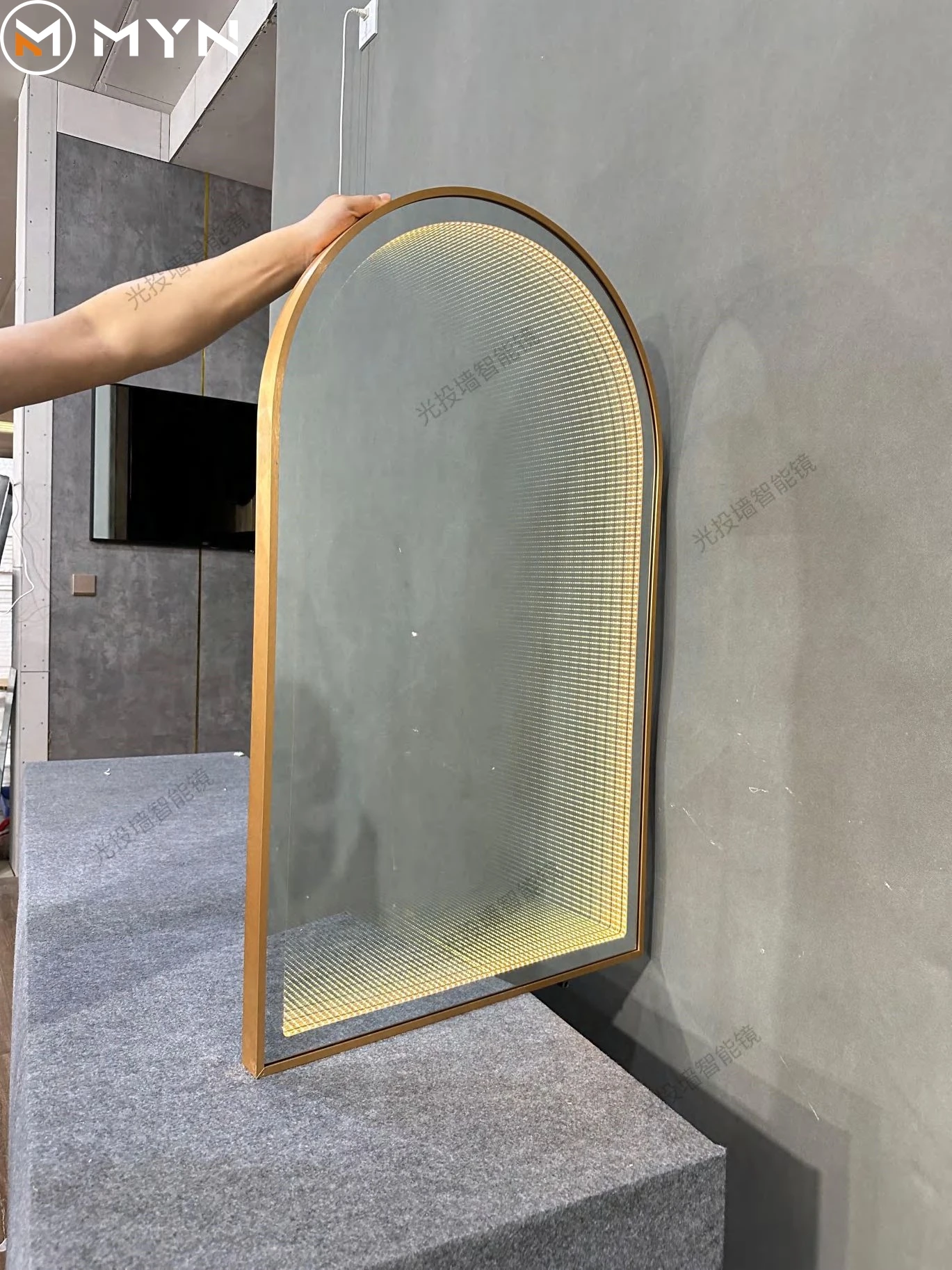 2023 Factory Wholesale Good Quality Modern Magic Tunnel Mirror Wall Hanging Endless 3d Led Infinity Mirror