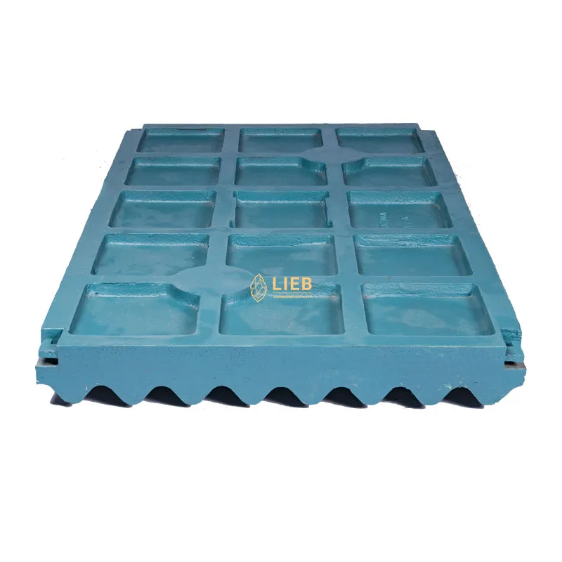 C125 jaw crusher spare wear parts LT125 fixed jaw plate 841320042000 and swing jaw plate 841320042700