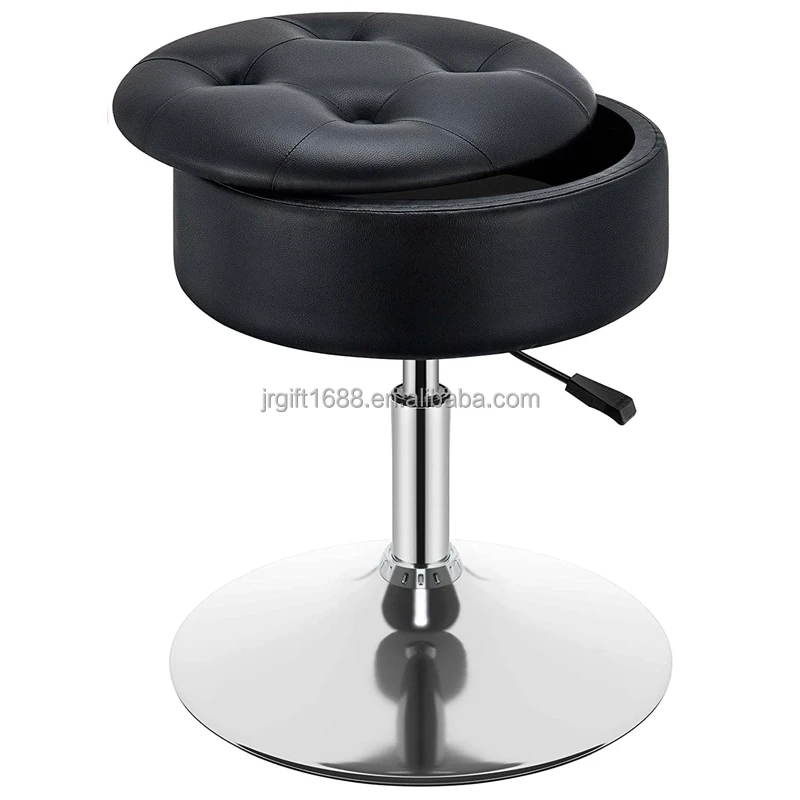 Custom Size Hot Sale Makeup Chairs Adjustable Height Round Stool Revolving Chair