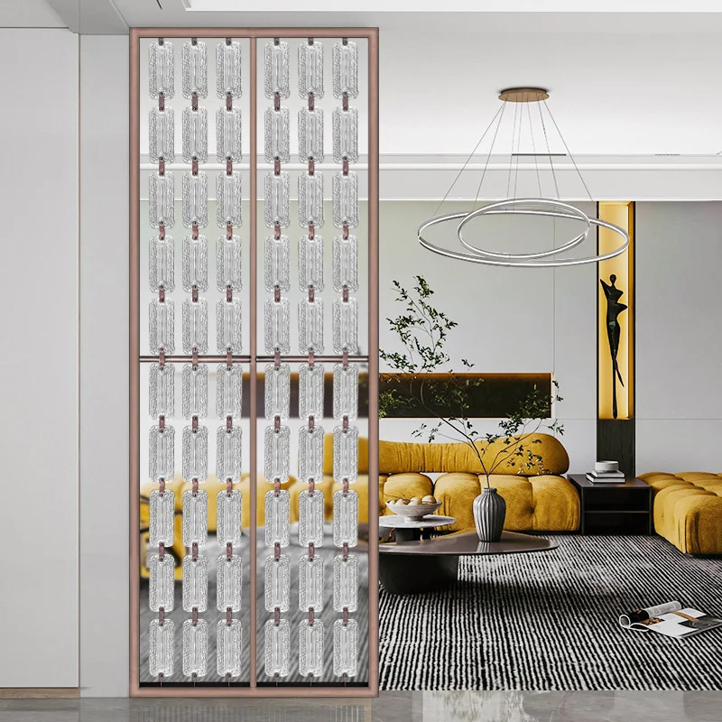 Ажурная розовая Золотая высококлассная фиксированная металлическая решетка из нержавеющей стали для гостиниц, лазерная резка, декоративный разделитель для комнаты, ресторанный магазин