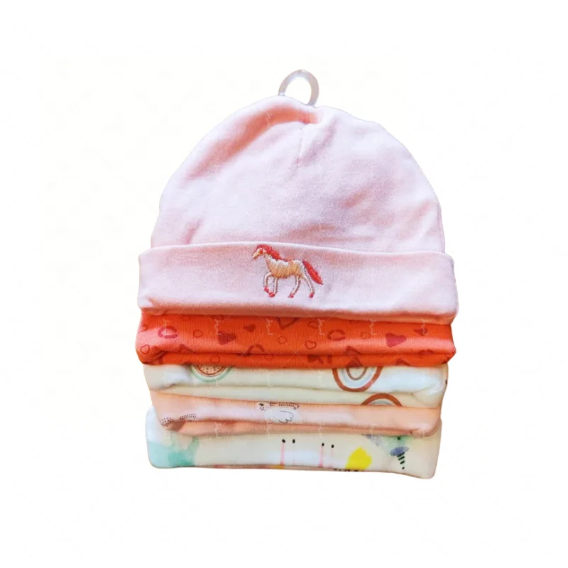 Yiyuan High Quality Soft Bear Ears Beanie Comfortable Cute Casual Newborn Baby Hat for Boys and Girls Accessory Usage Yiwu OEM