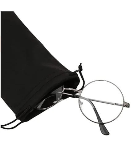 Ready Goods wholesale more color Cheaper soft drawstring custom microfiber eye glasses sunglasses bag pouch