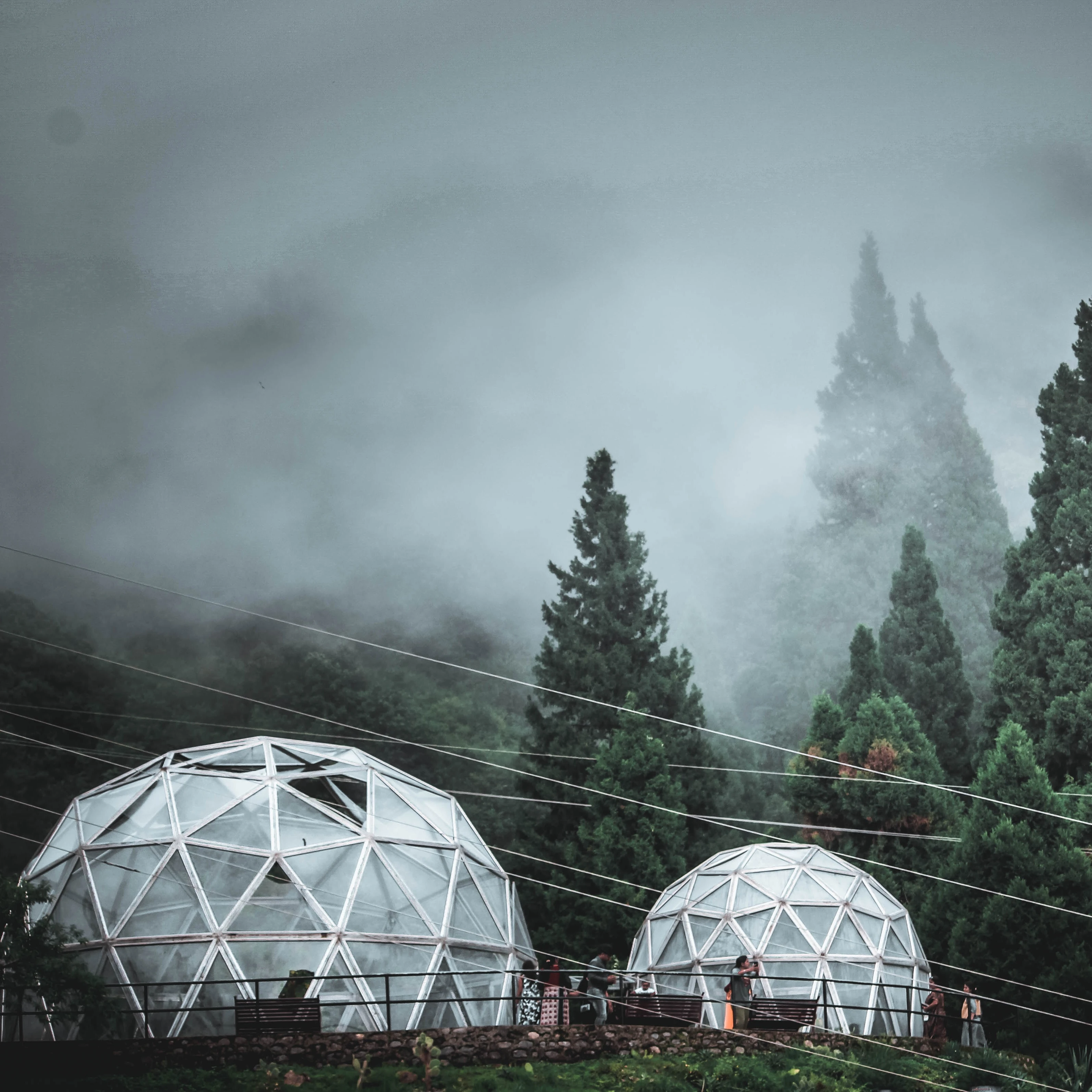 Waterproof and Fireproof Half-Sphere Dome Tent PVC-Coated Frame for 360 Degree Projection for Outdoor Events and Exhibitions