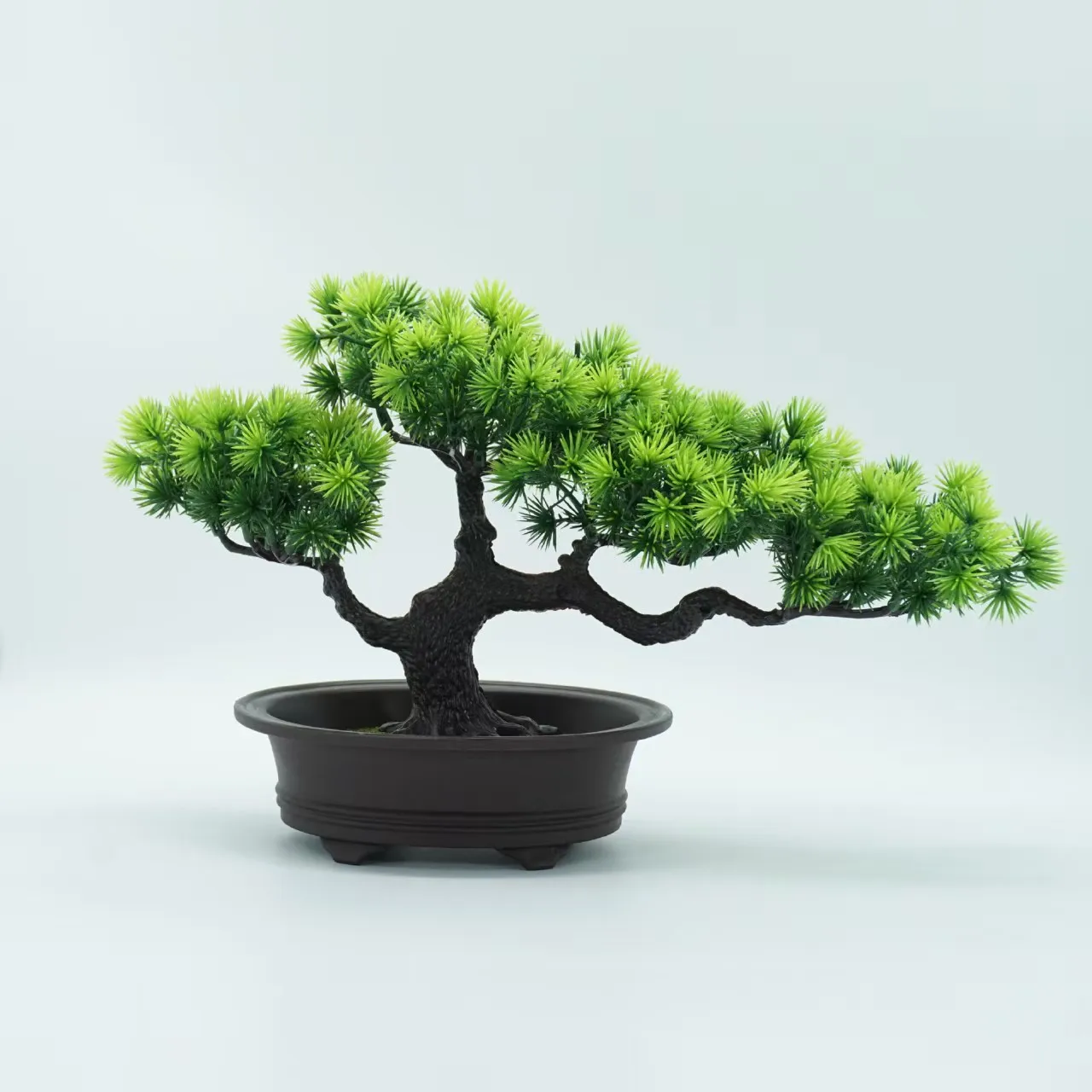 Wholesale New Longevity Pine Bonsai Decoration Artificial Flowers Tree for Wine Cabinet Home Desktop Welcome