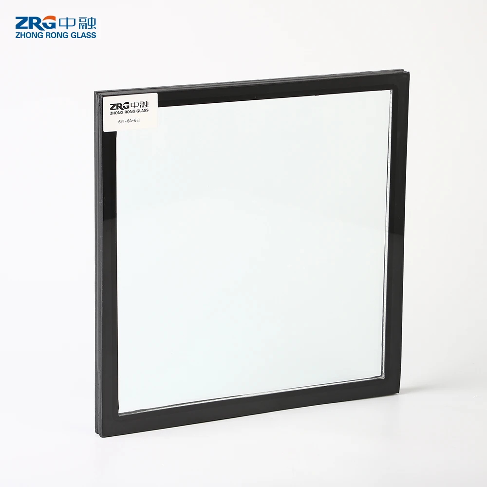 ZRG Commercial Buildings Curtain Wall Windows Low-e Insulated Glass Panels for Hotels Living Rooms Hospitals Solar/Greenhouse