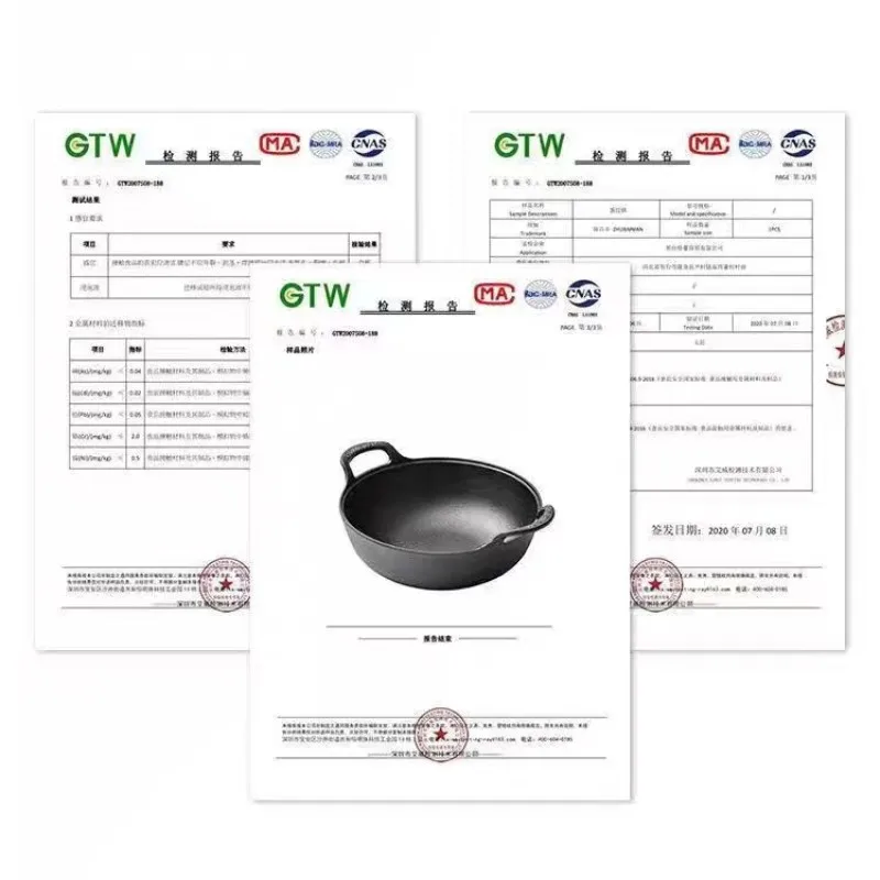 Iron soup pot cast iron pot with hotpot cooker for restaurant use