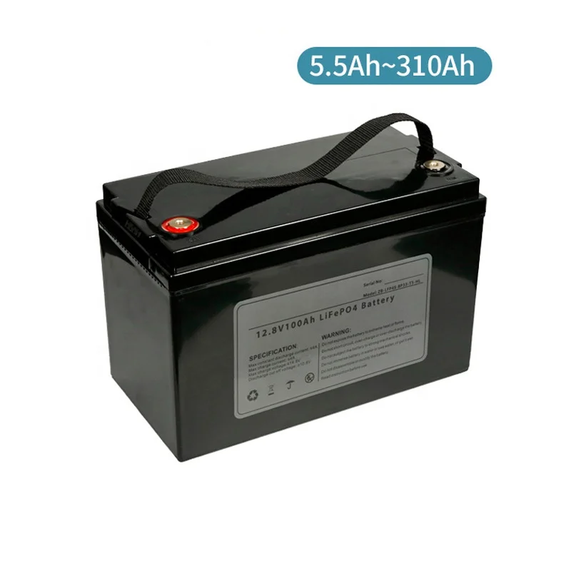 LifePO4 Batteries 12V 12.8V 105Ah Lithium ion Energy Storage Battery Pack for Home Solar System UPS