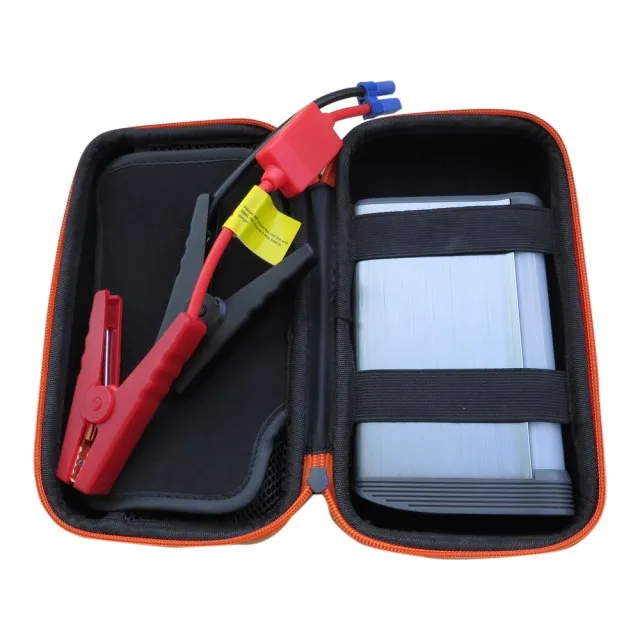 
Intelligent battery clip starting car emergency support DC 12V portable solar energy storage power with SOS rescue lighting 