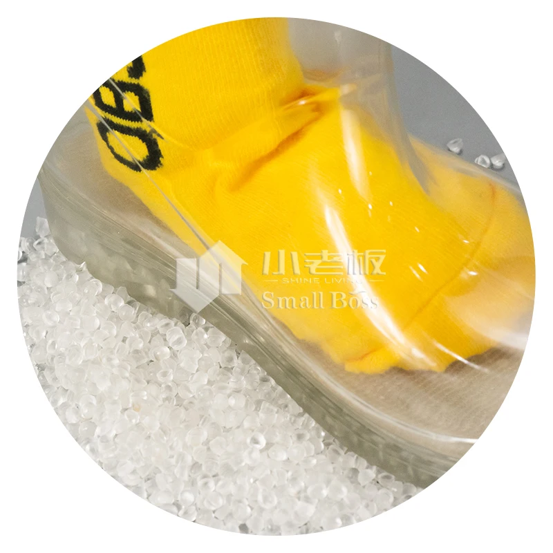 Хит продаж 2023, прозрачные гибкие мягкие композитные гранулы из ПВХ, цена на обувь, сандалии на подошве