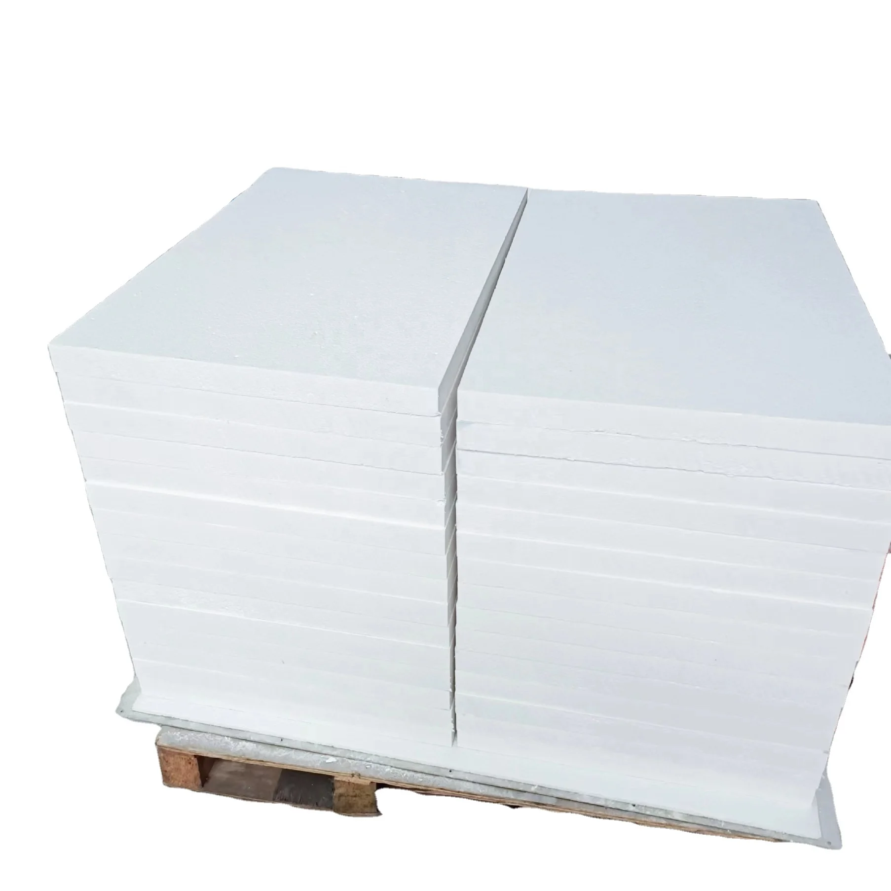 Non-asbestos light weight calcium silicate board for industrial furnaces